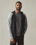 Men's Colorblock Lightweight Full Zip - Dark Charcoal Black Solid Heather